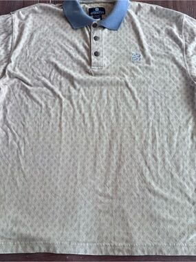 Vintage Givenchy Men’s Beige Polo Xl